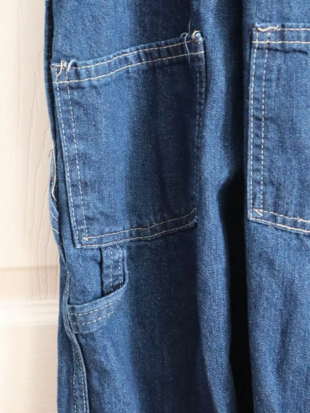 Vintage OshKosh B’gosh Vestbak Overalls Kids Size 12 Made USA 70s 80s Denim